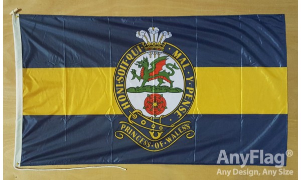 Princess of Wales Royal Regiment (PWRR) Custom Printed AnyFlag®